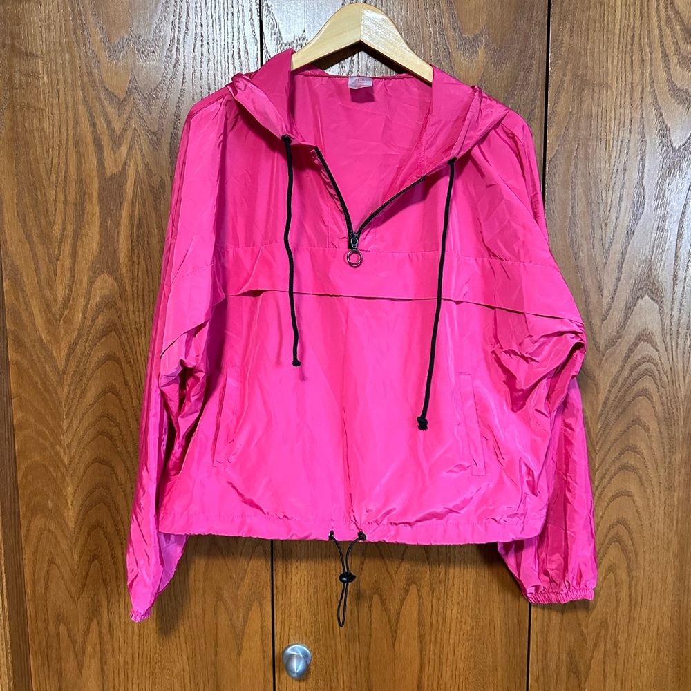 Women's Pink Windbreaker Jacket